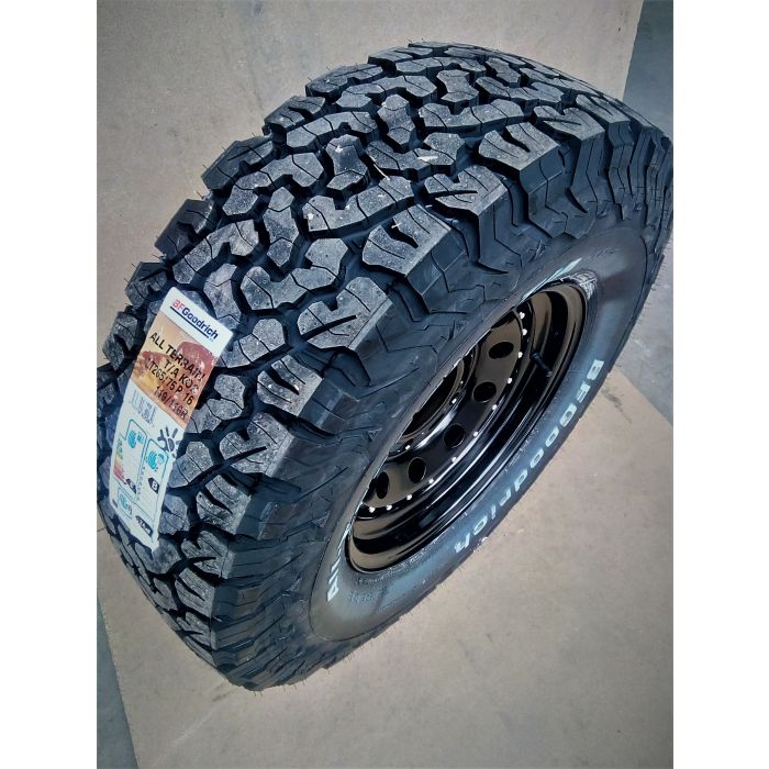 265/70R16 BF Goodrich All Terrain T/A KO2 tyre fitted and balanced