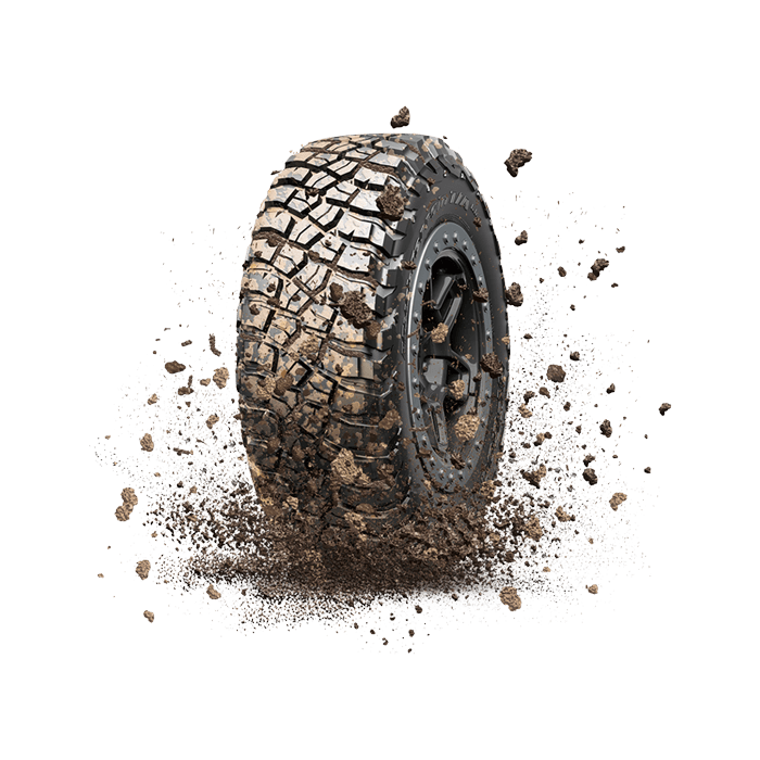 205/80R16 BF Goodrich Mud Terrain T/A KM3 Tyre Only - Paddock Spares