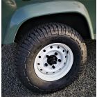 235/85R16 Goodyear Wrangler MTR Mud Terrain Fitted and Balanced on 16x6.5" White Wolf Wheel - TYRE CURRENTLY OUT OF STOCK - NO DUE DATE