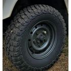 235/85R16 BF Goodrich Mud Terrain T/A KM3 Tyre Fitted and Balanced on 16x6.5" Anthracite Wolf Wheel 