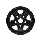 16x7 Black Boost Five Spoke Alloy Wheel with nuts and centre cap