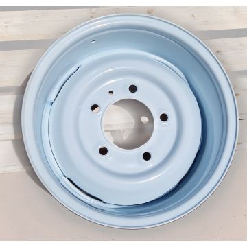 16 X 8 STEEL WHEEL WHITE