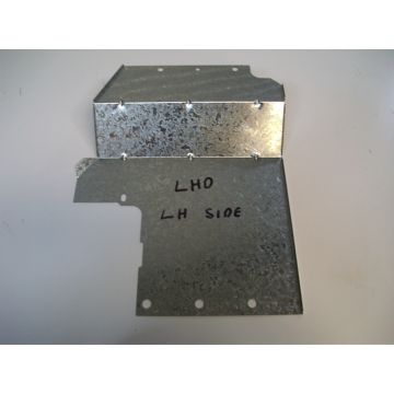 LHD Mudshield fr 1969 lights/wings LH - Galvanised