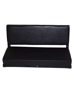 Bench seat - 2 seater - black vinyl 