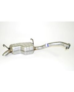 Twin Tailpipe and Silencer - LH