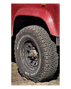 245/75R16 BF Goodrich All Terrain T/A KO2 tyre fitted and balanced on 16x7in Anthracite Modular - Writing on the Outside - WHEEL CURRENTLY OUT OF STOCK - NO DUE DATE 