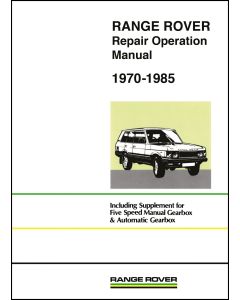 Range Rover to 1985 Official Workshop Manual