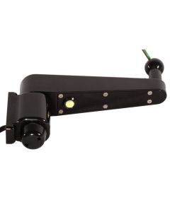 Optimill Wing Mirror Arms With Puddle Lights - Black