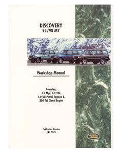 Discovery 1994 to 1998 - Official Workshop Manual by Brooklands Books (soft backed volume)