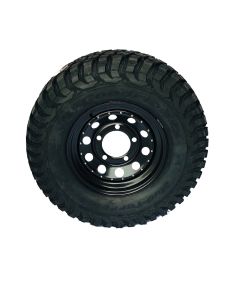 265/75R16 BF Goodrich Mud Terrain T/A KM3 Tyre Fitted And Balanced On 16x7 Black Modular Wheel 