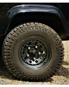 235/85R16 Falken M/T Mud Terrain tyre fitted and balanced on 16 x 7" Anthracite modular steel rim - TYRE CURRENTLY OUT OF STOCK - NO DUE DATE 