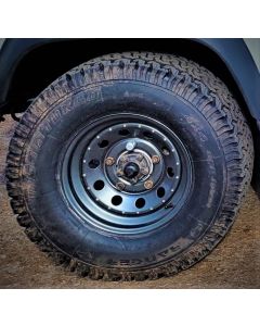 265/75R16 Insa Turbo Ranger All Terrain tyre fitted and balanced on 16x7 Anthracite modular steel rim - BUP3018