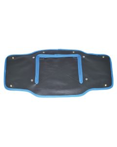 Radiator Muff - Series 2A and 3 lights in wing - black with blue edging