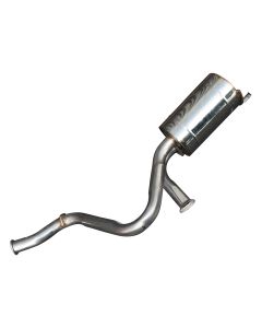 Stainless Steel Double S Rear Silencer - Def 90 - 300Tdi