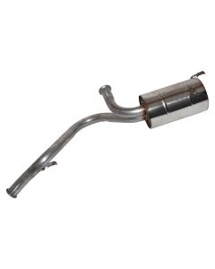Stainless Steel Double 'S' Rear Silencer- Def 90 - 300Tdi