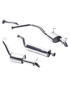 Stainless Steel Exhaust System - Range Rover P38 4.0 and 4.6 V8 with Twin Tailpipes