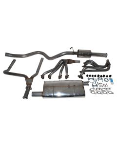 Stainless Steel Sports Exhaust System with Manifolds - RRC - 3.5 V8 EFI