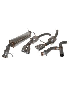 Stainless Steel Sports Exhaust System with Twin Tailpipes - Range Rover P38 - 2.5 Diesel 