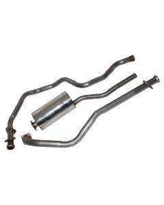 88in Diesel Full Stainless Steel Exhaust System (3 bolts to manifold) - Right Hand Drive
