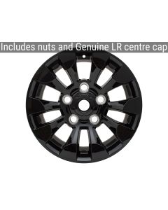 18x8 Saw Tooth Style Alloy Wheel - Black