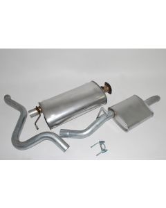 Intermediate silencer and rear tailpipe assembly - V8 3.5/3.9 EFI catalyst from GA399973