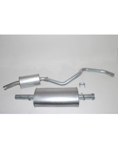 Intermediate silencer and rear tailpipe and silencer - 200TDI non catalyst to LA647644