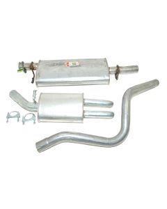 Centre Silencer and Rear Tailpipe and Silencer - 3.5 V8 EFI without CAT