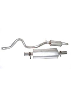 Intermediate silencer and rear tailpipe and silencer - 300TDI with catalyst