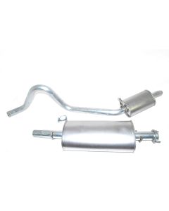 Centre and Rear Silencer Assembly - 200TDI Non Cat