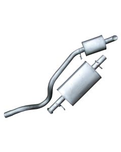 Centre and Rear Silencer Assembly - 300TDI (except Japan)