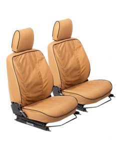 Defender Canvas Seat Covers - Front Pair - Pre 2007 - Sand - CURRENTLY UNAVAILABLE - NO DATE