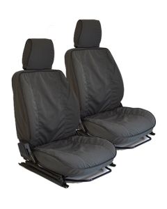 DEFENDER FRONT OUTER SEAT COVERS (PR) PRE 07 BLACK