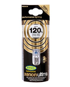 Ring Xenon Ultima H4 Halogen Bulbs - pair