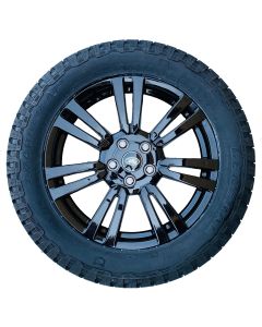 255/55R19 General Grabber AT3 Tyre Fitted And Balanced on 19" Black Twin Spoke Alloy - WHEEL CURRENTLY OUT OF STOCK - NO DUE DATE 