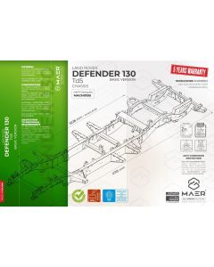 Defender 130 TD5 Chassis - Galvanised