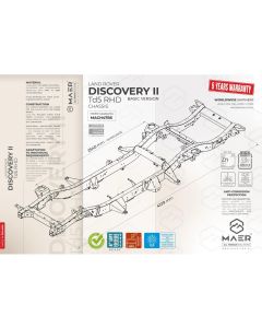 Discovery 2 TD5 RHD Chassis - Galvanised