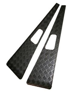Defender Full Length Wing Top Protectors (pair)- black - no hole for aerial - CURRENTLY OUT OF STOCK, NO DUE DATE