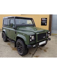 Defender with roll cage