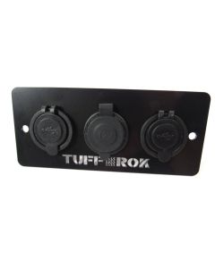 Tuff-Rok Discovery 2 Stainless Steel Rear Ashtray Panel.