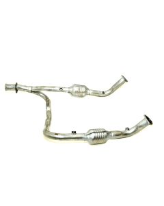 Downpipe Assembly - V8 with cat from XA410482